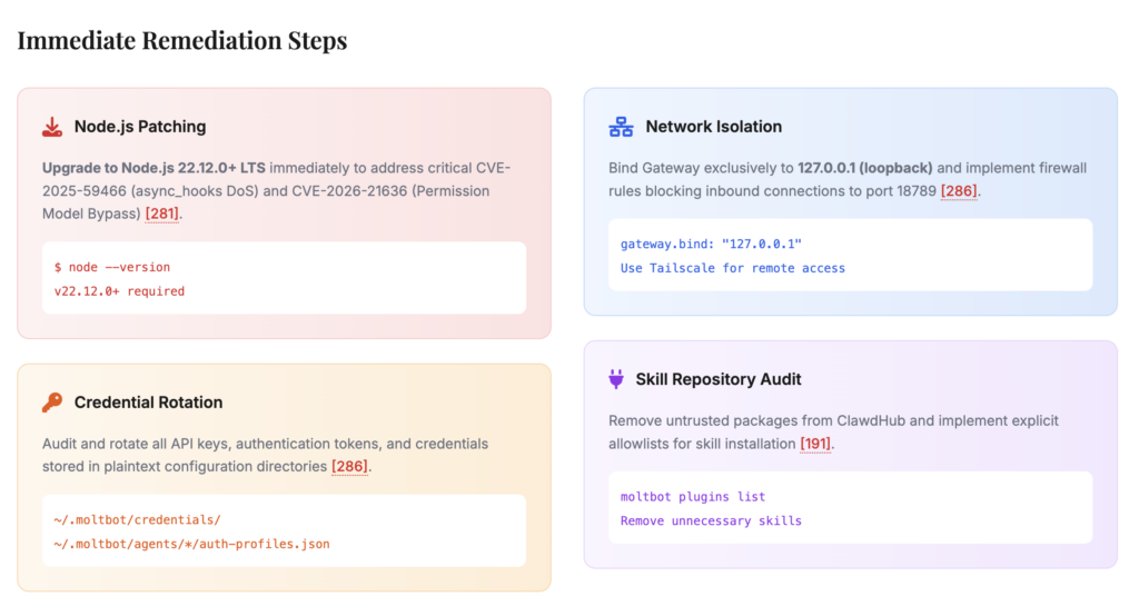 Mitigation Strategies for Moltbot Security Issues