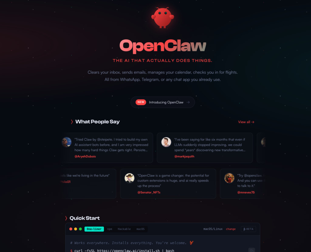 OpenClaw - Moltbot - Clawdbot
